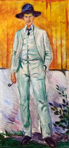 Retrato del pintor Ludvig Karsten de Edvard Munch