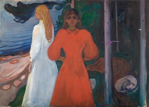 Rojo y blanco de Edvard Munch