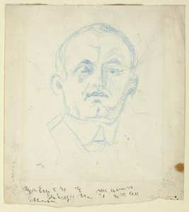 Autorretrato de Edvard Munch