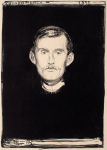 Autorretrato de Edvard Munch