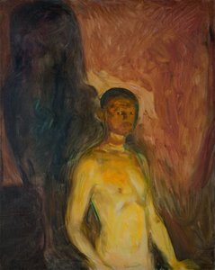 Autorretrato en el infierno de Edvard Munch