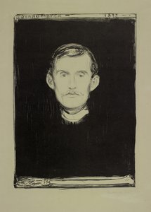 Autorretrato de Edvard Munch