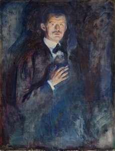 Autorretrato con cigarrillo de Edvard Munch