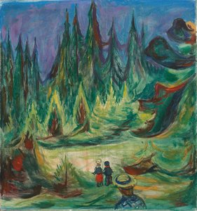 El bosque de los cuentos de hadas de Edvard Munch
