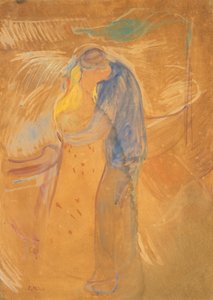 El beso, 1906-1907 de Edvard Munch