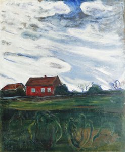La casa roja de Edvard Munch