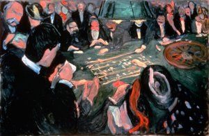 La mesa de ruleta en Monte Carlo, 1903 de Edvard Munch