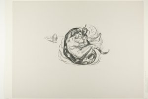 La Serpiente es Asesinada de Edvard Munch