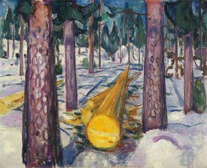 El tronco amarillo de Edvard Munch