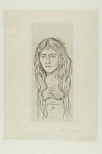 Mujer con Cabello Largo