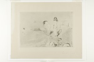 Mujeres bañándose de Edvard Munch