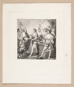 Eliezer y Rebeca en el pozo de Edvard Sonne