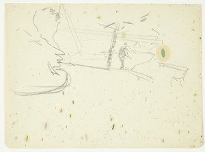 Estudio de composición para la imagen de Langelinje de Edvard Weie