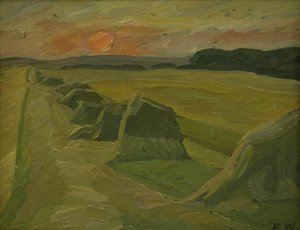 Paisaje con Pajares de Edvard Weie