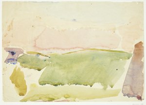 Paisaje con campos de Edvard Weie
