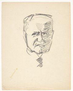 Estudio para retrato del Dr. Carl Lorentzen (1860-1932) de Edvard Weie