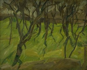 Árboles en Christianshavns Vold de Edvard Weie