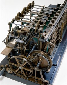 Detalle del Motor de Diferencias Scheutz No 3