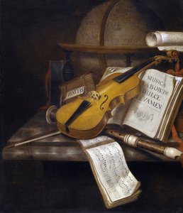 Naturaleza muerta de vanitas de Edwaert Colyer or Collier