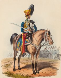 15º Húsares, Oficial en Orden de Revista de Edward (after) Hull