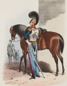 Guardias Reales a Caballo, Oficial de Edward (after) Hull