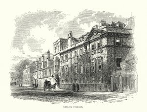 Balliol College (grabado) de Edward (after) Whymper