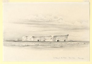 Un iceberg en el mar de Ross de Edward Adrian Wilson