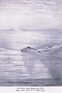 Hut Point desde Observation Hill de Edward Adrian Wilson