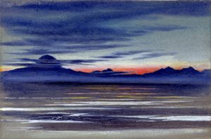 Vista de un tramo de mar de Edward Adrian Wilson