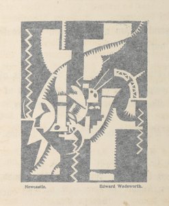 Newcastle de Edward Wadsworth de BLAST no. 1, la revista vorticista