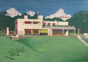 Pen Pits, la residencia de campo de Sir Arthur y Lady Bliss de Edward Alexander Wadsworth
