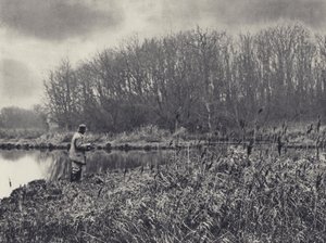 Spinning en Leckford (foto b/n) de Edward Alfred Barton