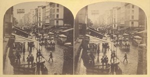 Broadway en un día lluvioso de Edward Anthony