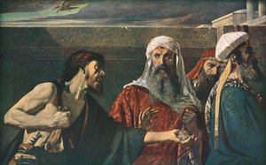 El remordimiento de Judas, 1866, c. 1930 de Edward Armitage