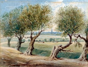 Último vestigio del río Fleet, en el lado este de Fleet Road, Hampstead de Edward Arthur Heffer