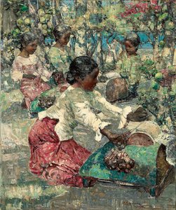 Fabricantes de encajes birmanos de Edward Atkinson Hornel