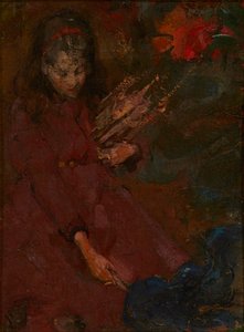 Reuniendo Leña de Edward Atkinson Hornel