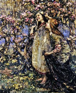 Tiempo de primavera de Edward Atkinson Hornel