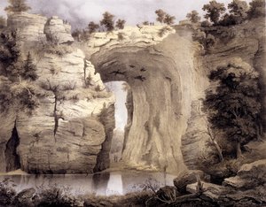 Puente natural, condado de Rockbridge, del 