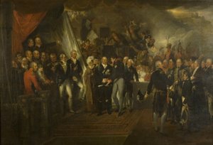 El embarque de Luis XVIII en Dover de Edward Bird