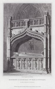 Monumento de Archibald, 5º Conde de Douglass, en la Iglesia de Douglass de Edward Blore