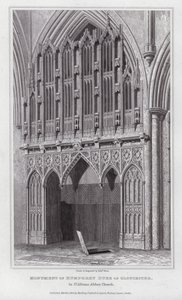 Monumento de Humphrey Duque de Gloucester, en la Iglesia de la Abadía de St Albans de Edward Blore