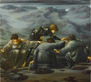 Perseo y las Graias de Edward Burne-Jones