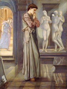 Pigmalión y la imagen - El corazón desea de Edward Burne Jones