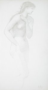 Desnudo femenino de pie