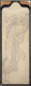 Estudio de Cristo para «La Ascensión» de Edward Burne-Jones