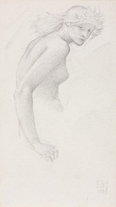Estudio de una Figura Femenina de Edward Burne-Jones