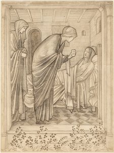 Visitar a los enfermos de Edward Burne-Jones