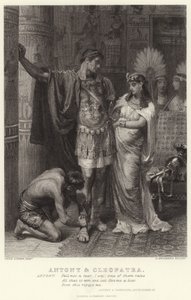 Antonio y Cleopatra, Antonio y Cleopatra, Acto III, Escena IX de Edward Burne Jones