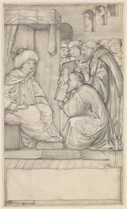 El cuento del hombre de leyes de Chaucer - Diseño de Edward Burne Jones
